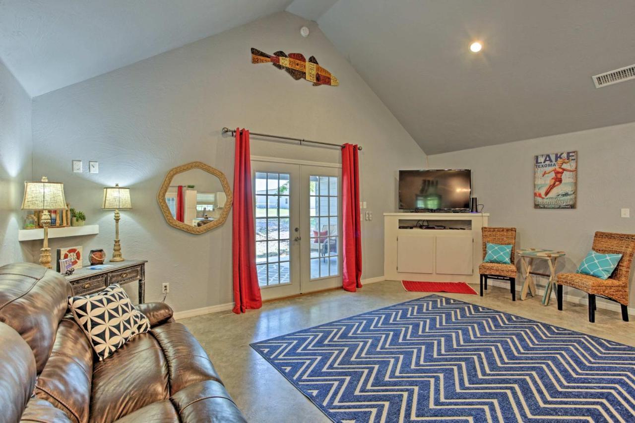Modern Retreat With Gas Grill - Walk To Lake Texoma! Kingston Eksteriør billede